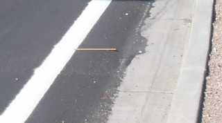 Figure 4. Closeup, showing 14 inch shoulder